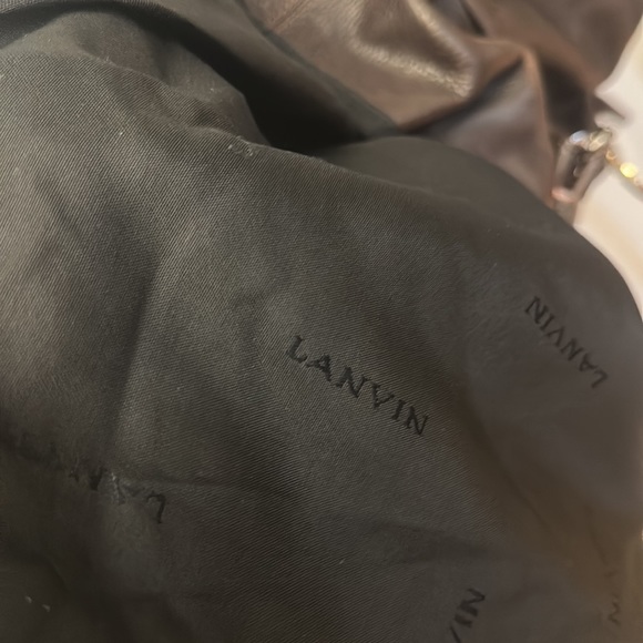 LANVIN leather shoulder bag with duster - Picture 4 of 10